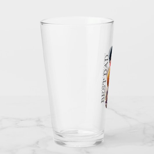 Beste pap vader`s dag 3 fotocollage glas (Rechts)