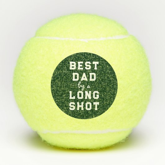 Beste pap Vaderdag Gifts Tennisballen (Voorkant)
