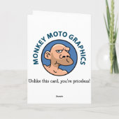 "Beste pap" Vaderdag Kaart (Achterkant)