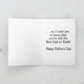 "Beste pap" Vaderdag Kaart (Binnen)