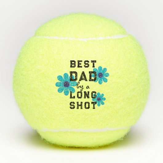Beste pap Vaderdag Tennisballen (Voorkant)