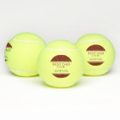 Beste pap van de moderne Rode Zwarte Vader Dag Tennisballen (Multi)