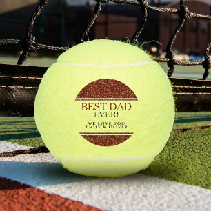 Beste pap van de moderne Rode Zwarte Vader Dag Tennisballen