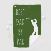 Beste pap van Par Funny Golf Golfing Golfhanddoek (Insitu)