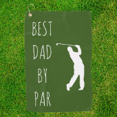 Beste pap van Par Funny Golf Golfing Golfhanddoek