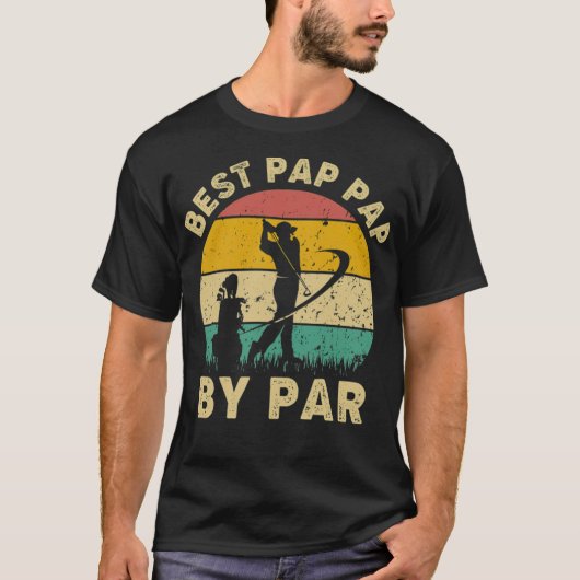Beste pap voor  Golf Player golfs T-shirt (Voorkant)