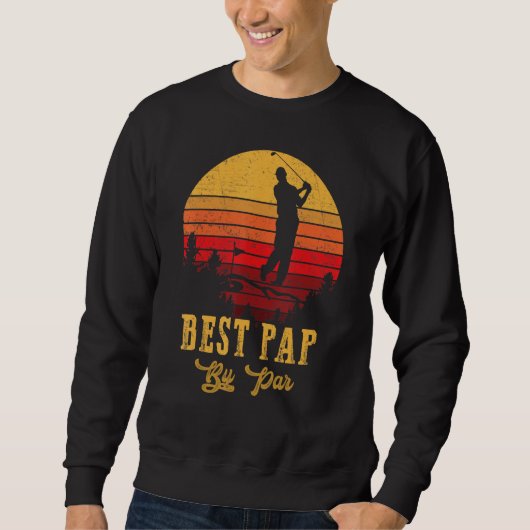 Beste pap voor vader S Day Golf Golfing 1 Trui (Voorkant)