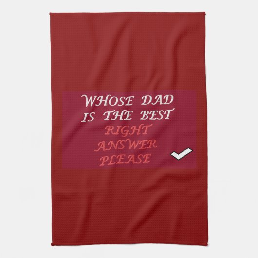 Beste Pap-vraag en antwoord Theedoek (Verticaal)