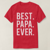 Beste papa2 t-shirt (Design voorkant)