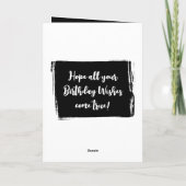 Beste papa 4 foto's houden van je zwart wit kaart (Achterkant)