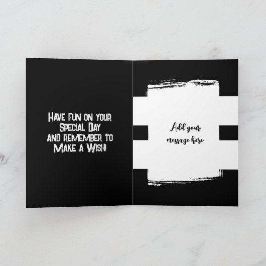 Beste papa 4 foto's houden van je zwart wit kaart (Binnen)