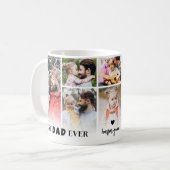 Beste Papa 8 Foto Collage Vader Koffiemok (Voorkant links)
