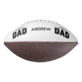 Beste Papa Aangepaste Naam Moderne Foto American Football (Gedraaid 90)