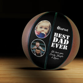 Beste Papa Aller Tijden 2 Foto Collage Vaderdag Zw Basketbal