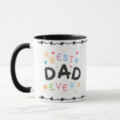 Beste Papa Aller Tijden Cadeau Voor Vader Vaderdag Mok (Links)
