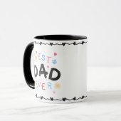 Beste Papa Aller Tijden Cadeau Voor Vader Vaderdag Mok (Voorkant links)