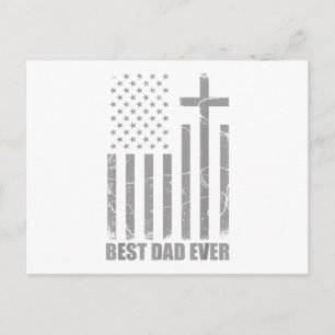 Beste Papa Aller Tijden Christelijke Patriotische Briefkaart