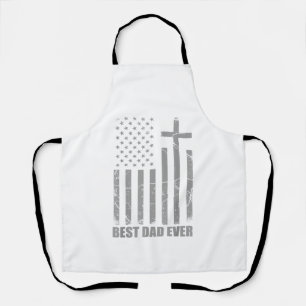 Beste Papa Aller Tijden Christelijke Patriotische Schort