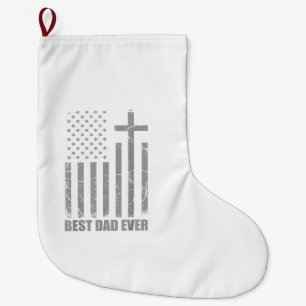 Beste Papa Aller Tijden Christelijke Patriottische Grote Kerstsok