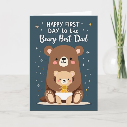 Beste Papa Aller Tijden Eerste Dag Kaart (Voorkant)