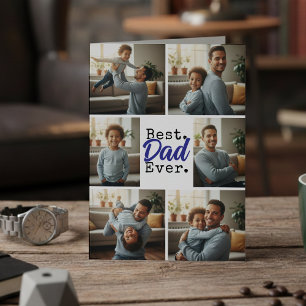 Beste Papa Aller Tijden Foto Collage Verjaardag Va Kaart