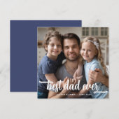 Beste Papa Aller Tijden Script Foto (Voorkant / Achterkant)