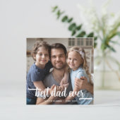 Beste Papa Aller Tijden Script Foto (Staand voorkant)