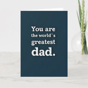 Beste Papa Aller Tijden Teal Kaart