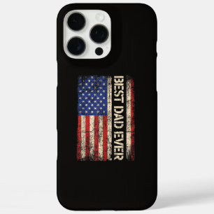 Beste Papa Aller Tijden US Amerikaanse Vlag Cadeau iPhone 16 Pro Max Hoesje