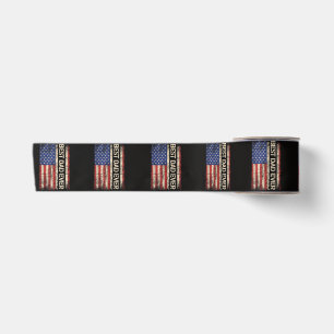 Beste Papa Aller Tijden US Amerikaanse Vlag Cadeau Satijnen Lint