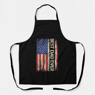 Beste Papa Aller Tijden US Amerikaanse Vlag Cadeau Schort