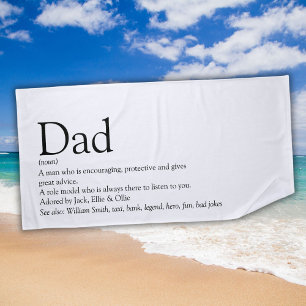 Beste Papa Aller Tijden Vader Definitie Strandlaken