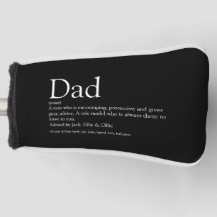 Beste Papa Aller Tijden Vader Definitie Zwart Golfheadcover