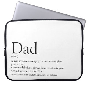 Beste Papa Aller Tijden Vader Definities Pret Laptop Sleeve