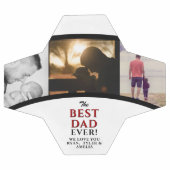 Beste Papa Aller Tijden Vaderdag 3 Foto Collage Voetbal (Enkel)