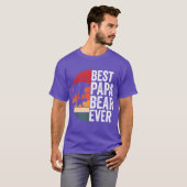 Beste Papa Beer Ooit Vader Quote T-shirt (Voorkant volledig)