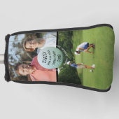 Beste Papa beter dan Par Foto Collage Putter Golfheadcover (Voorkant)