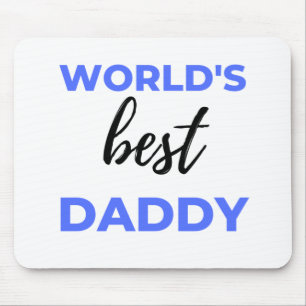 Beste papa bl van de wereld muismat