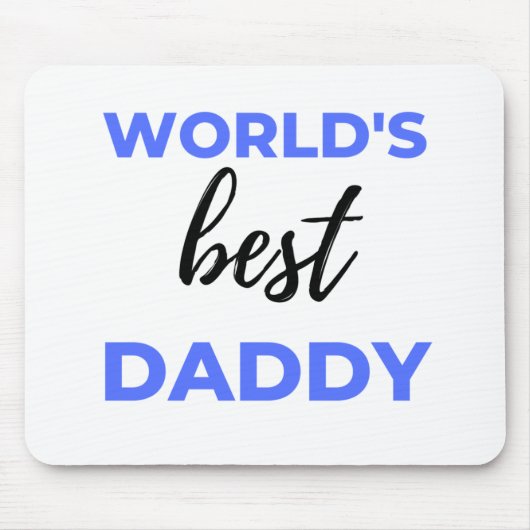 Beste papa bl van de wereld muismat (Voorkant)