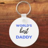 Beste papa bl van de wereld sleutelhanger (Voorkant)