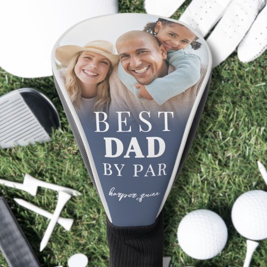 Beste Papa Blauwe Foto Vader Golfheadcover