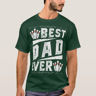 Beste papa Bowling T-shirt