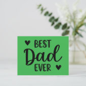 Beste papa. briefkaart (Staand voorkant)