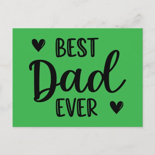 Beste papa. briefkaart (Voorkant)