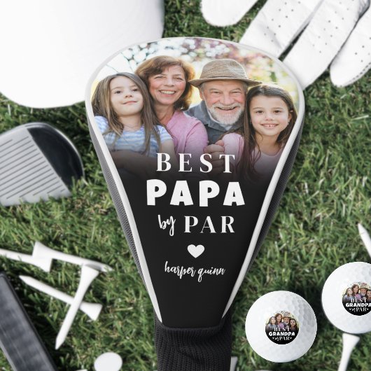 Beste Papa By Par-foto Golfheadcover