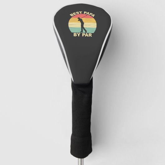 Beste Papa By Par - Golfen Golfheadcover (Voorkant)