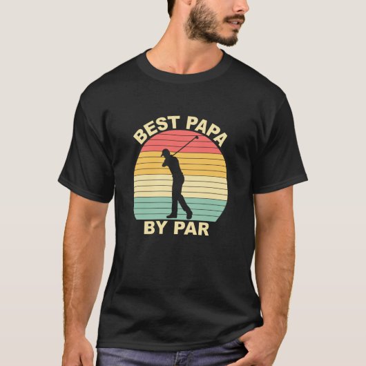 Beste Papa By Par - Golfen T-shirt (Voorkant)