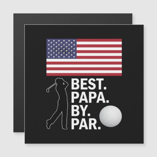 Beste Papa By Par Golfende Papa Vaderdag Golf (Voorkant / Achterkant)