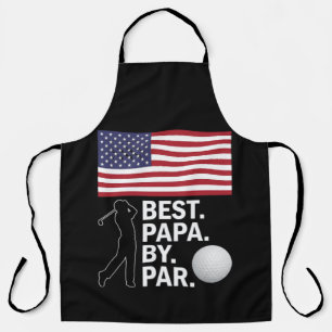 Beste Papa By Par Golfende Papa Vaderdag Golf Schort