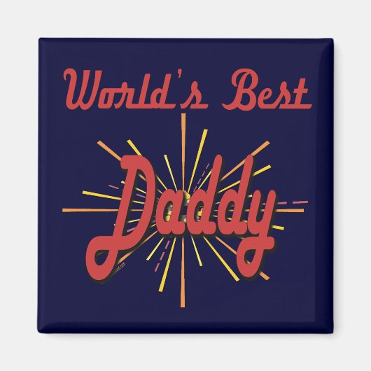 Beste papa cadeaus magneet (Voorkant)
